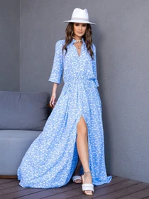 Сукні ISSA Plus модель 14118_blue Фото