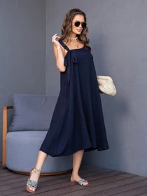 Платья ISSA Plus модель 14123_blue Фото