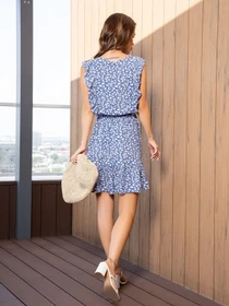Платья ISSA Plus модель SA-470A_blue Фото