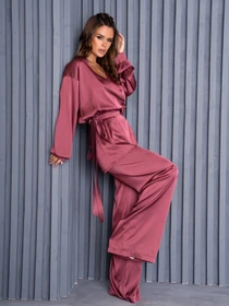 Костюмы ISSA Plus модель 14129_darkpink Фото