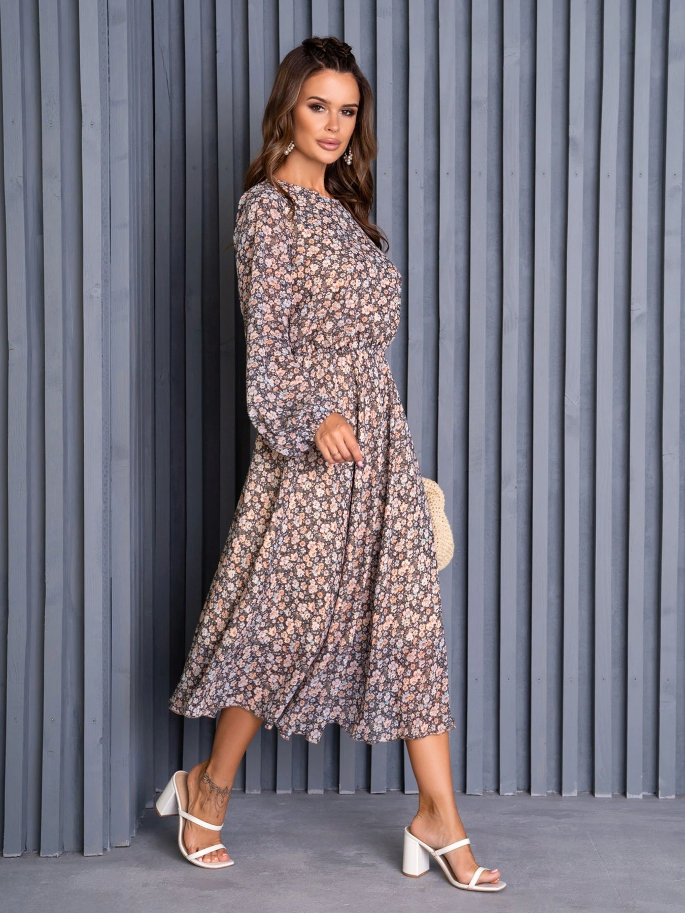 Сукні ISSA Plus модель 14134_multicolor Фото