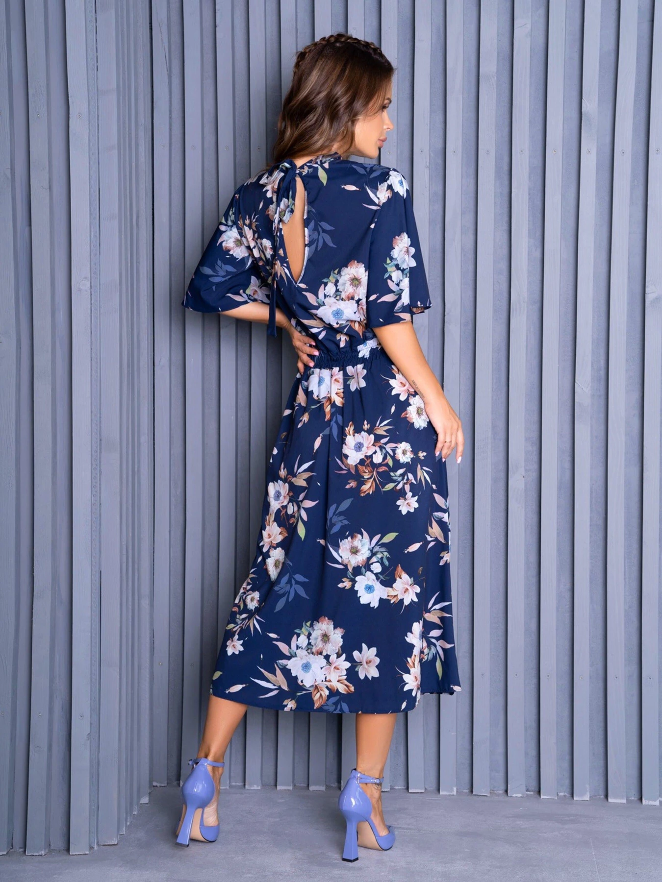 Сукні ISSA Plus модель SA-459A_blue Сукні ISSA Plus модель SA-459A_blue Фото