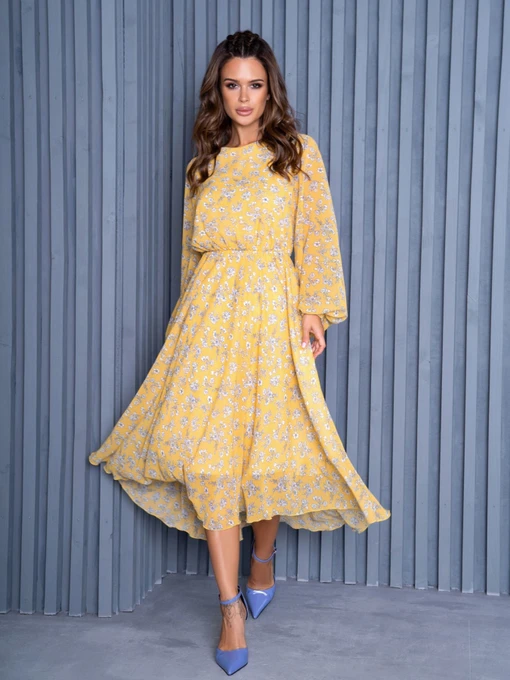 Сукні ISSA Plus модель 14133_multicolor Фото