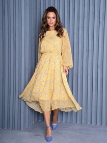 Сукні ISSA Plus модель 14133_multicolor Фото