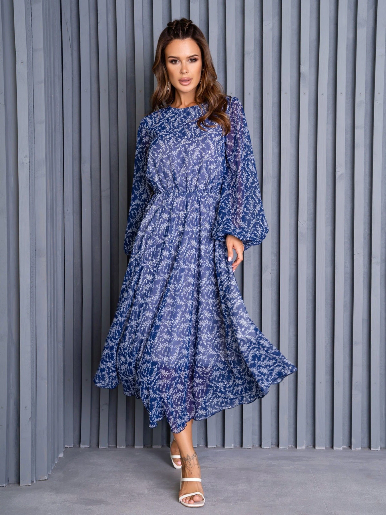 Сукні ISSA Plus модель 14135_blue Сукні ISSA Plus модель 14135_blue Фото