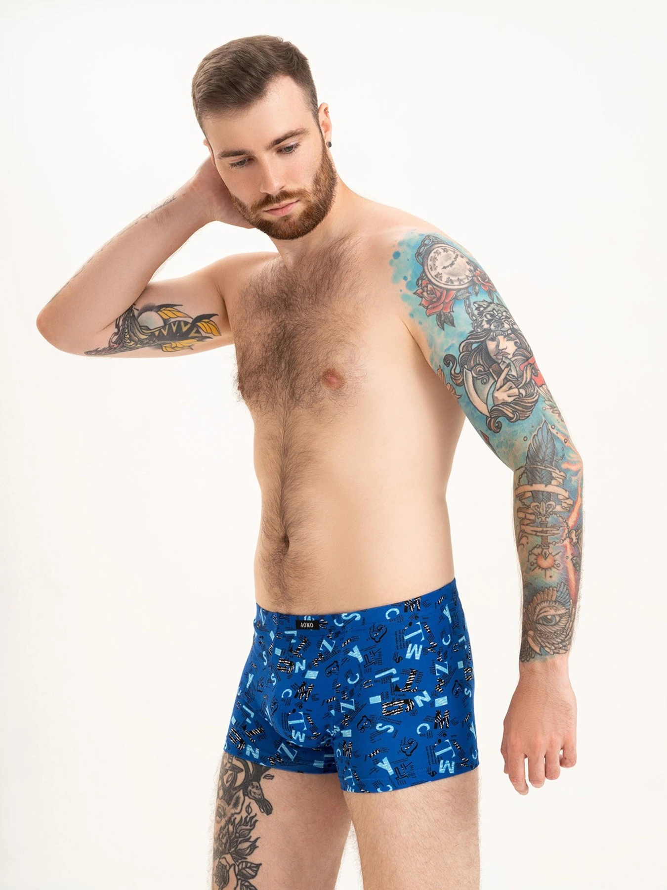 Нижнее белье ISSA Plus модель GN5-204_blue Фото