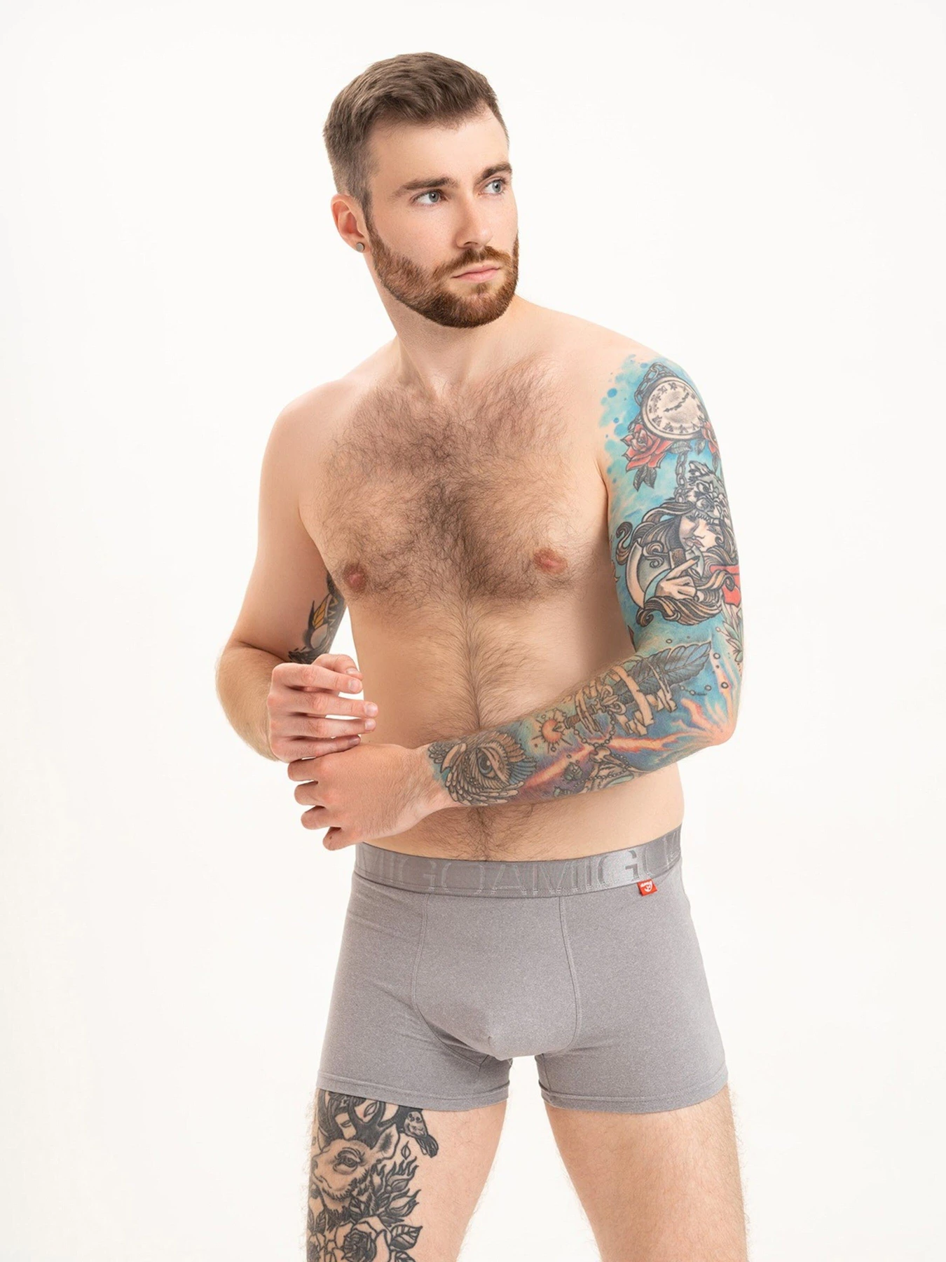 Нижнее белье ISSA Plus модель GN5-214_grey Фото