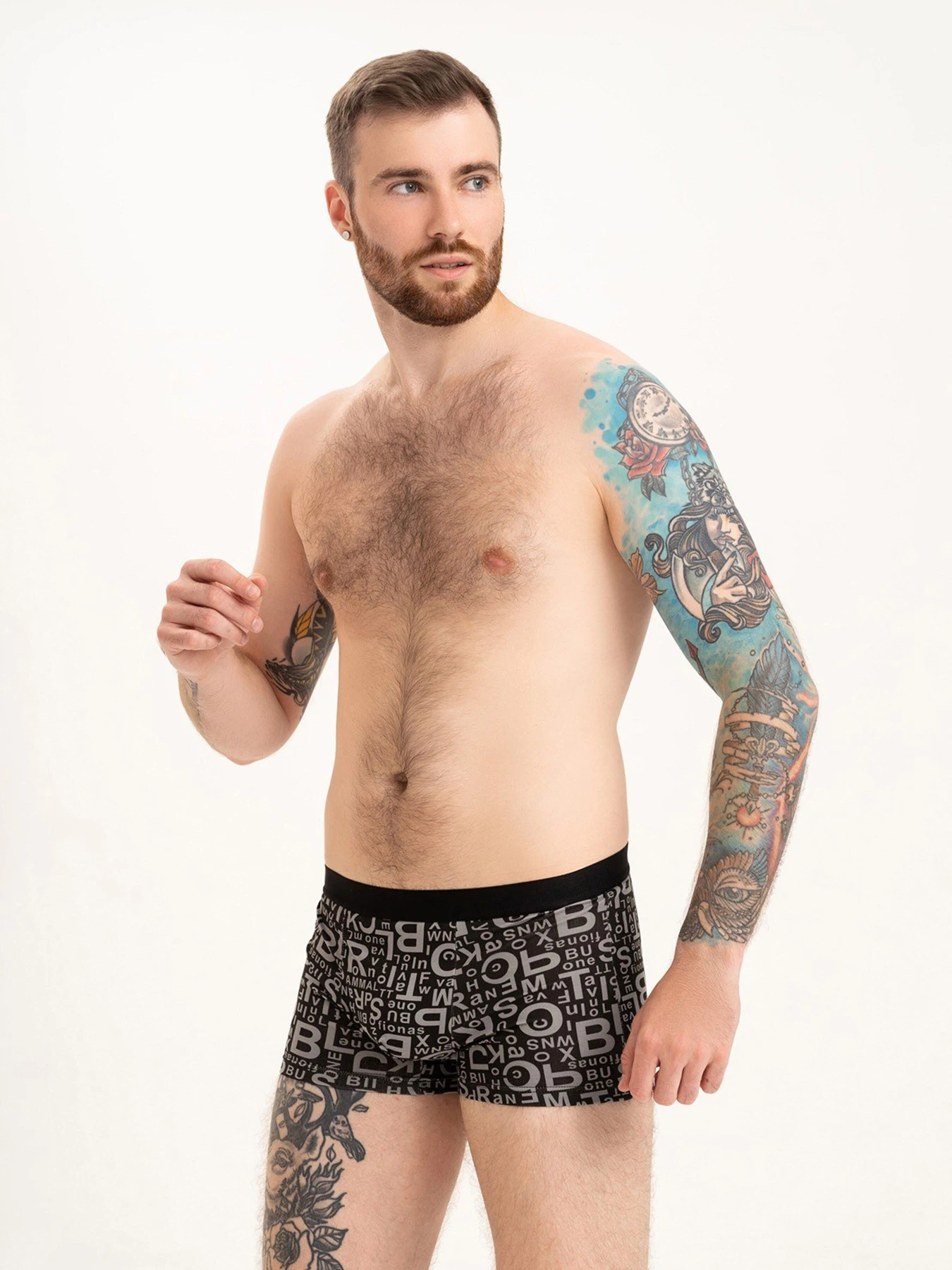 Нижнее белье ISSA Plus модель GN5-217_black Фото