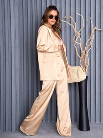 Костюмы ISSA Plus модель 14138_beige Фото