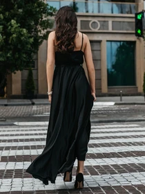 Платья Jadone Fashion модель Suknya_Bonsi_chorna Фото