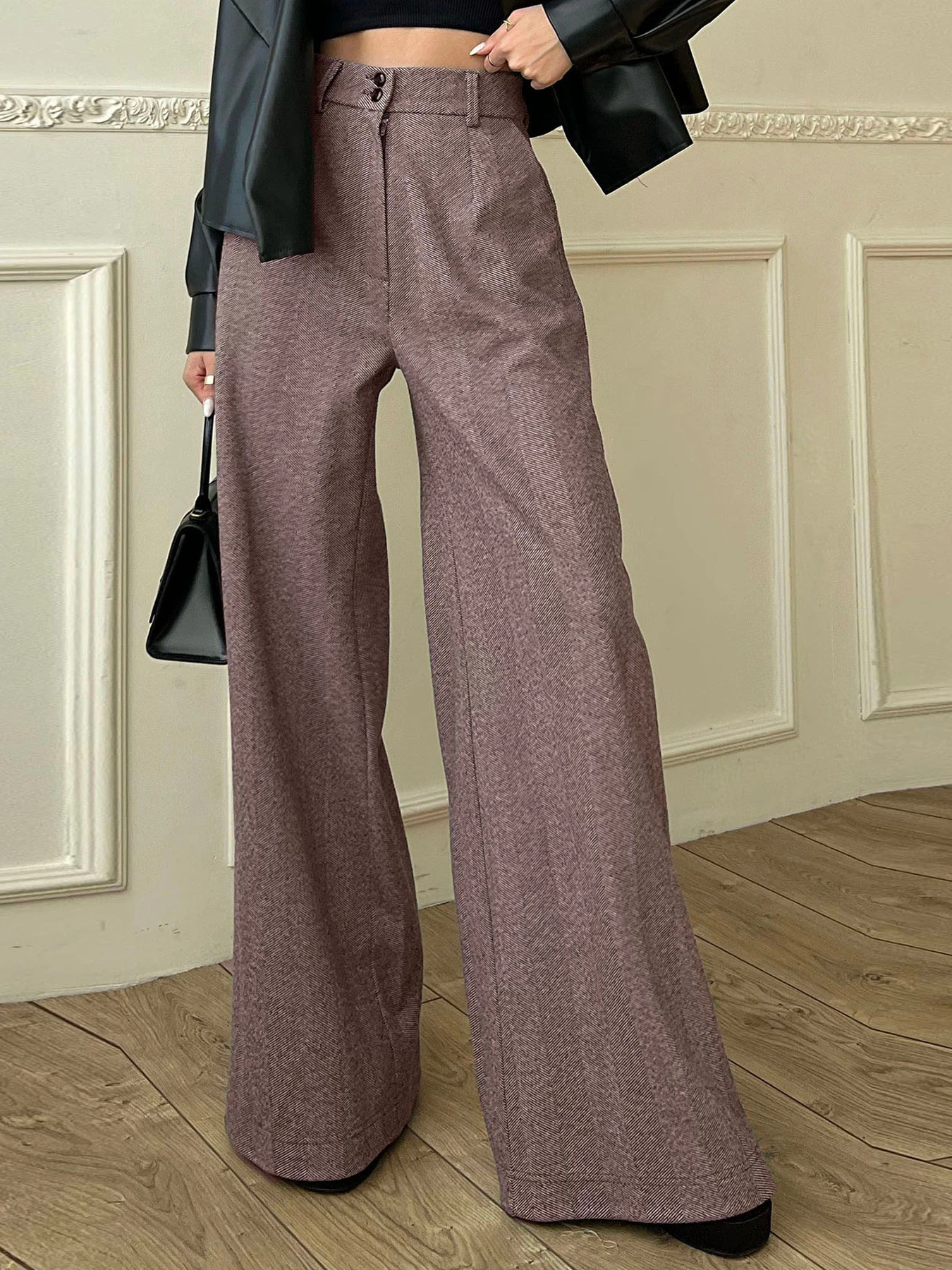 Штани Jadone Fashion модель Bryuky_Fiva_korychnevyy Фото