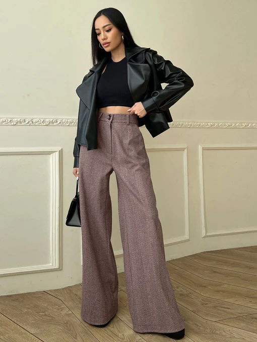 Штани Jadone Fashion модель Bryuky_Fiva_korychnevyy Фото