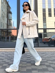 Куртки та дублянки Jadone Fashion модель Kurtka_Derbi_bila Фото