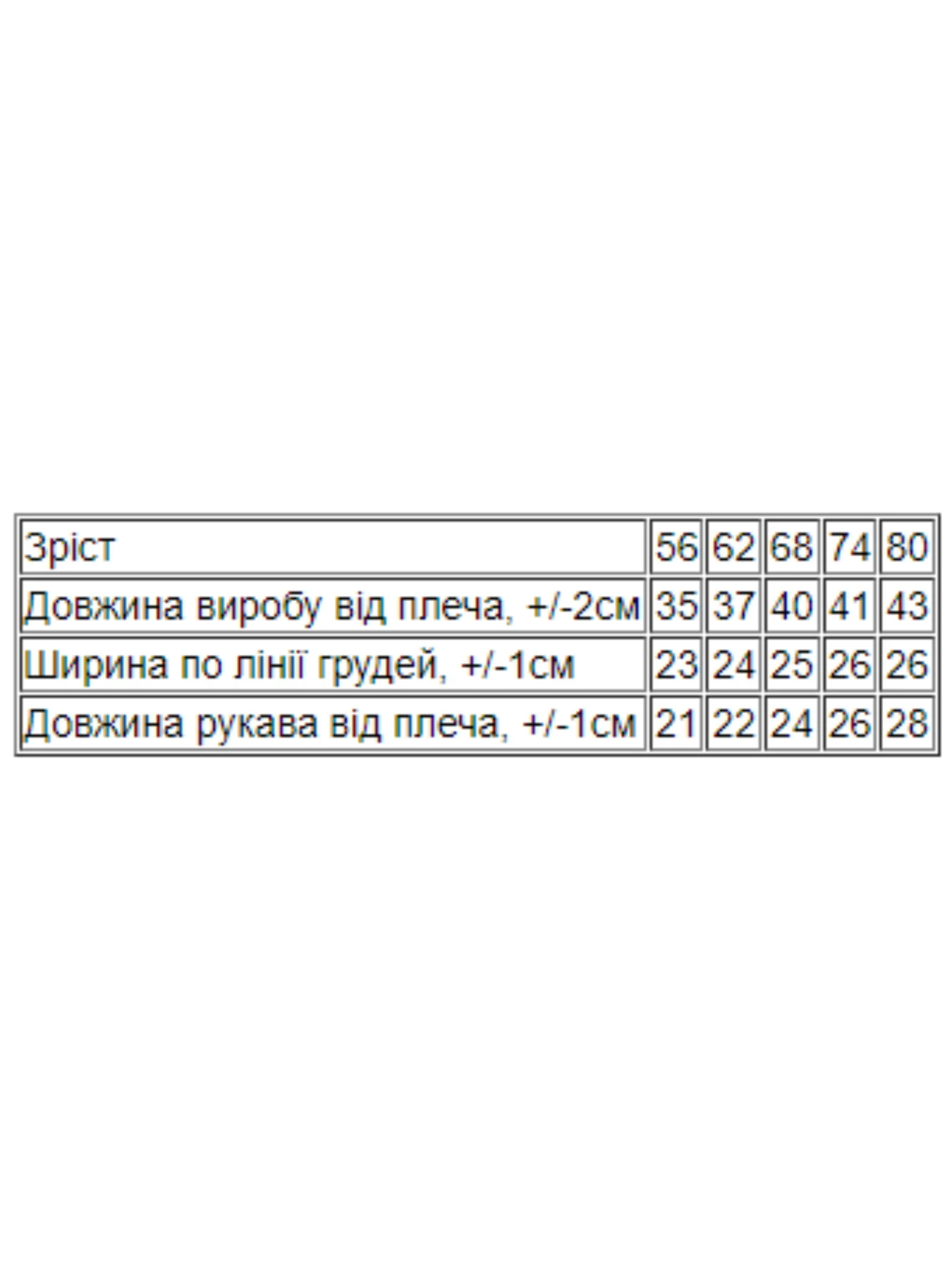 Одяг для немовлят Носи своє модель 5010-036-5-chajna-troqnda Фото