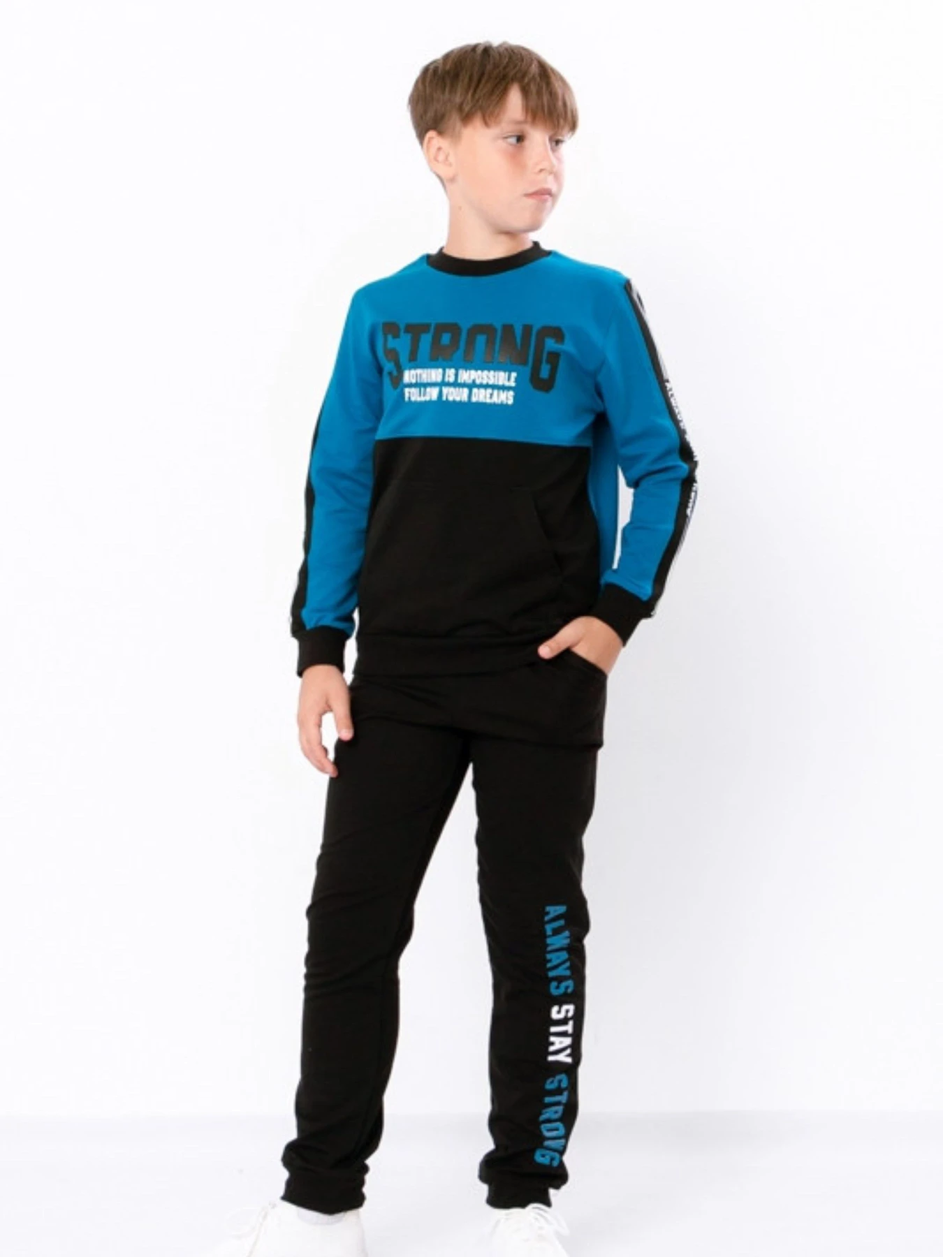Костюмы Носи своє модель 6359-057-33-temno-bryuzovij-strong Фото