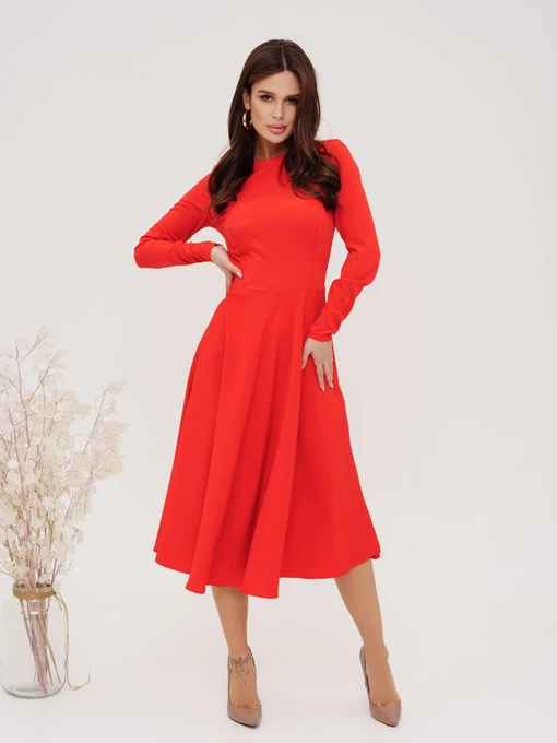 Сукні ISSA Plus модель 13534A_red Фото