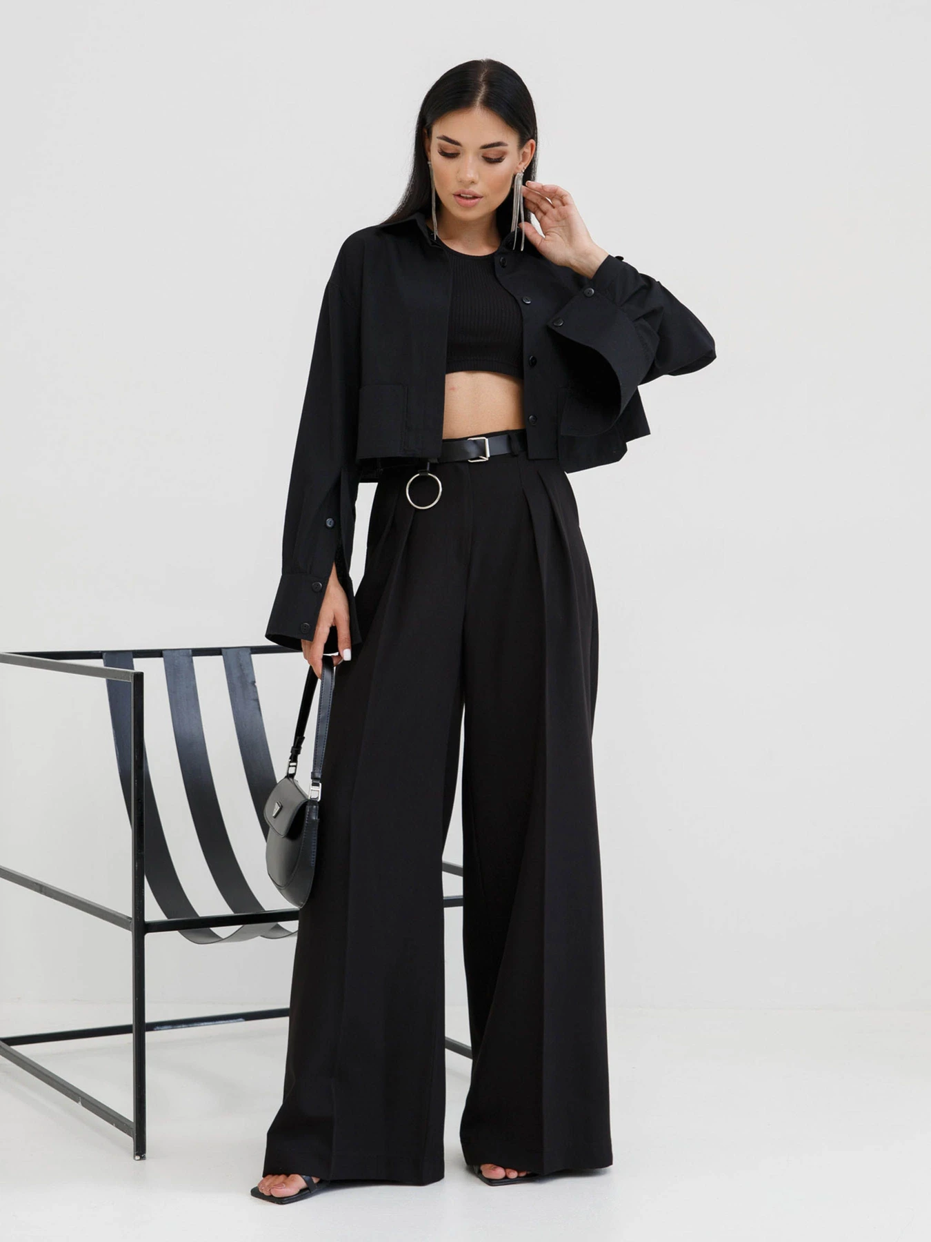 Рубашки Jadone Fashion модель Sorochka_Svit_chornyy Фото