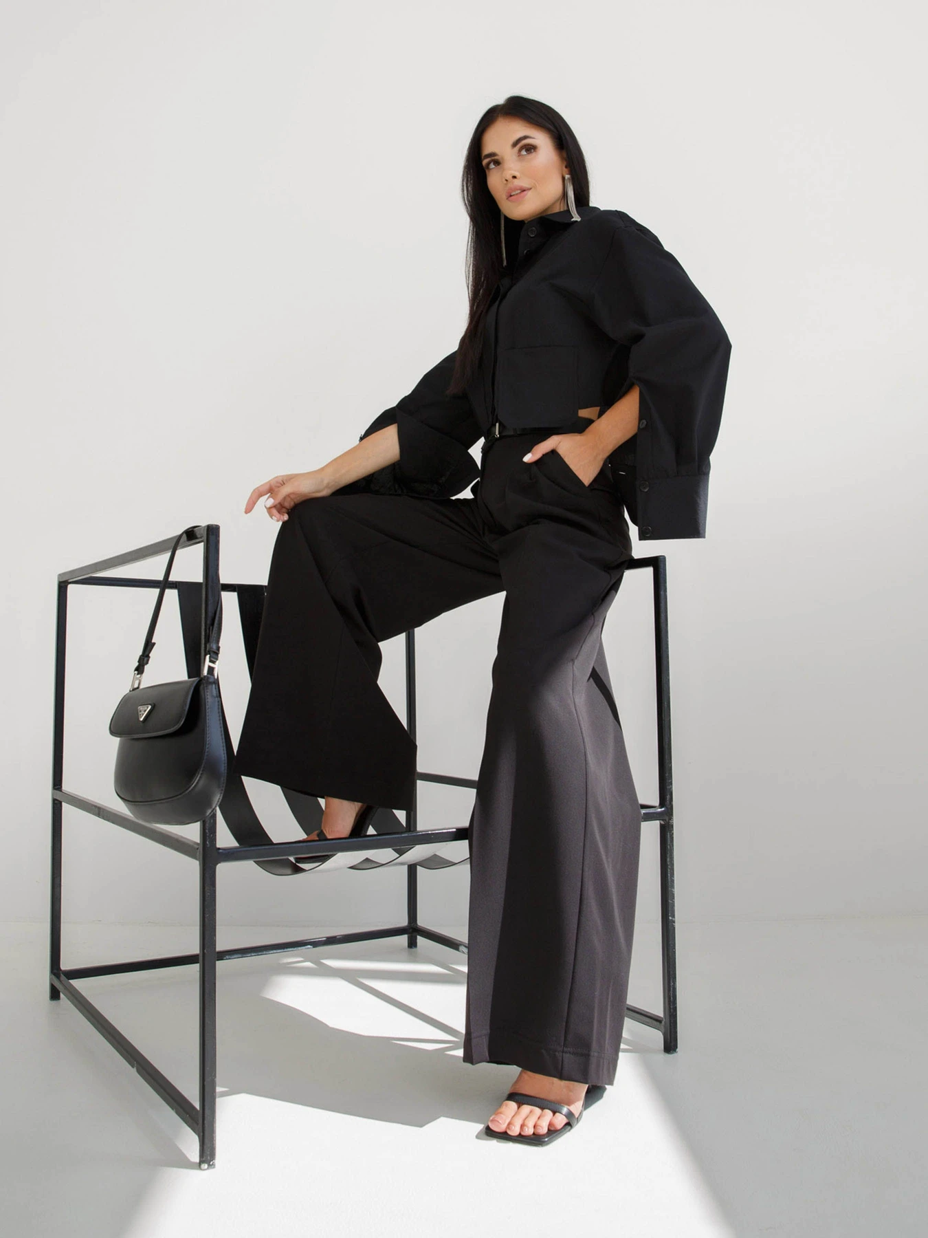 Рубашки Jadone Fashion модель Sorochka_Svit_chornyy Фото