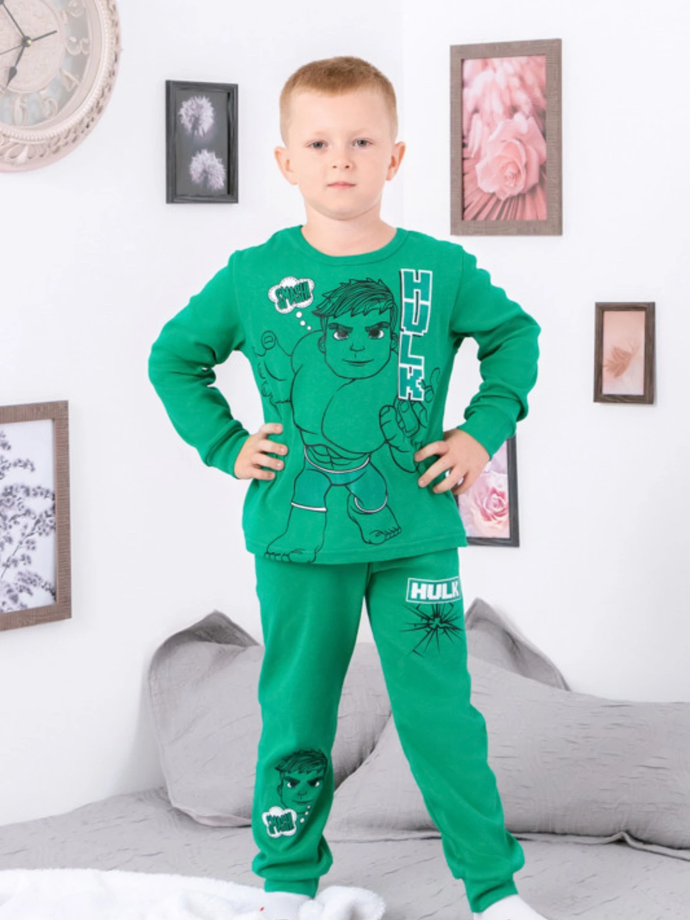Одежда для дома и сна Носи своє модель 6076-008-33-4-zelenij-halk Фото