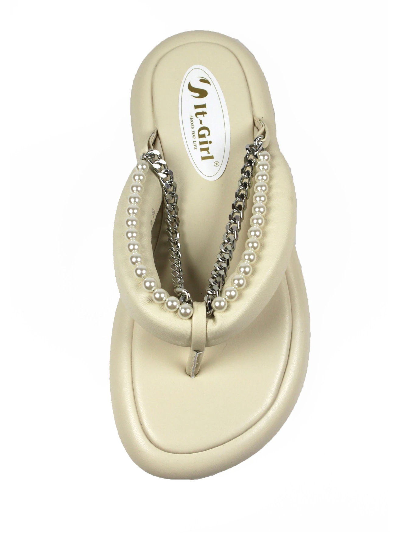 Шлёпанцы It-girl модель BF-2569-7A-milk Фото