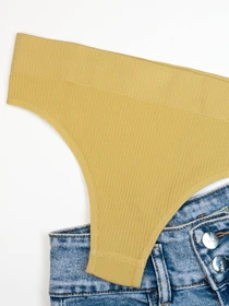 Нижнее белье ISSA Plus модель BL2-314_mustard Фото