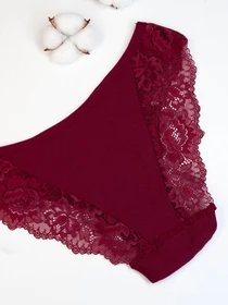 Нижнее белье ISSA Plus модель BL2-823_burgundy Фото