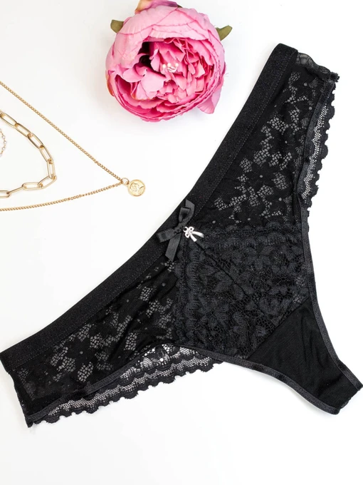 Нижня білизна ISSA Plus модель BL2-825_black Фото
