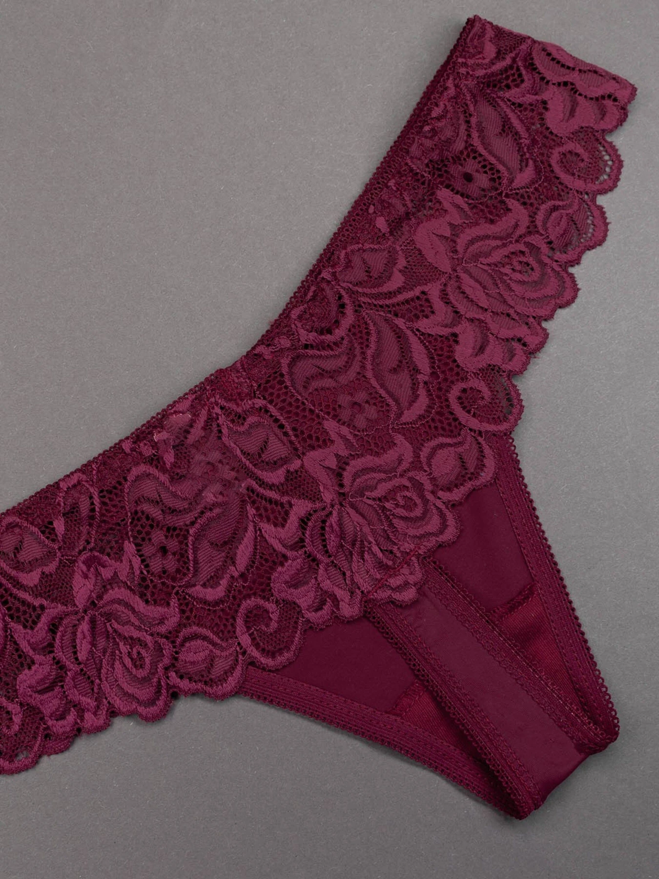 Нижнее белье ISSA Plus модель BL2-836_burgundy Фото