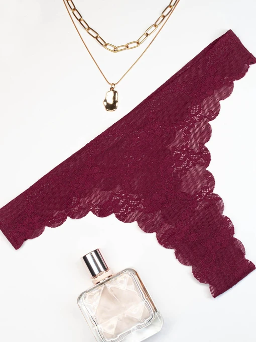 Нижня білизна ISSA Plus модель BL2-847_burgundy Фото