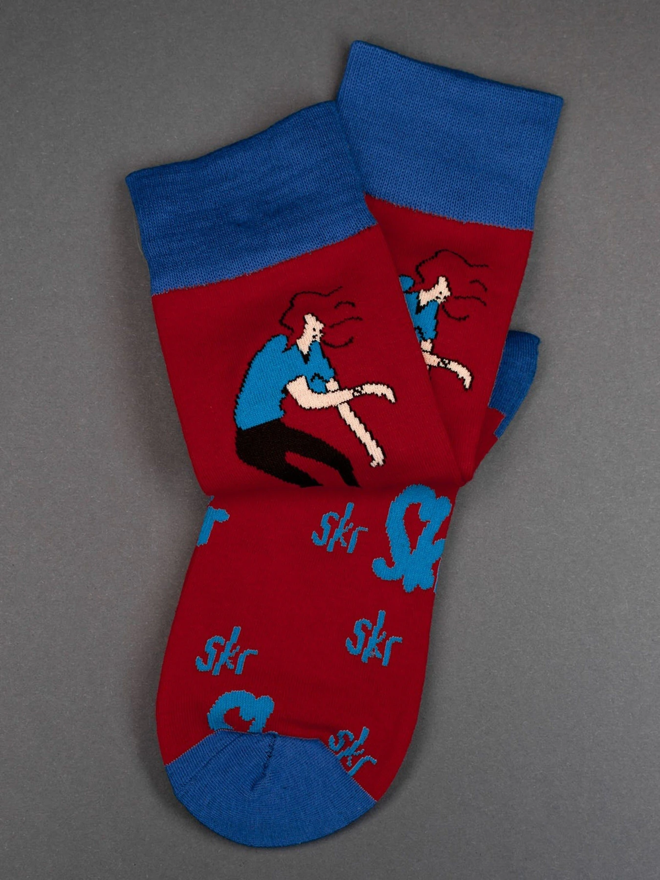 Носки и гольфы ISSA Plus модель GNS-334_red Фото