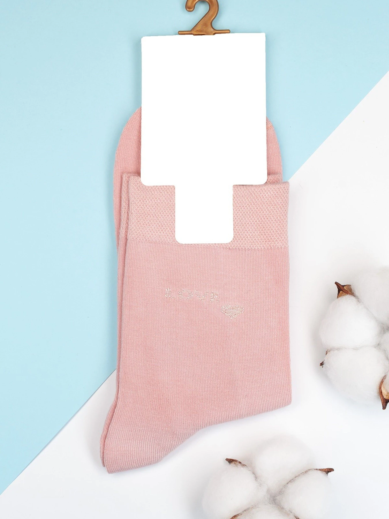 Носки и гольфы ISSA Plus модель NS-335_pink Носки и гольфы ISSA Plus модель NS-335_pink Фото