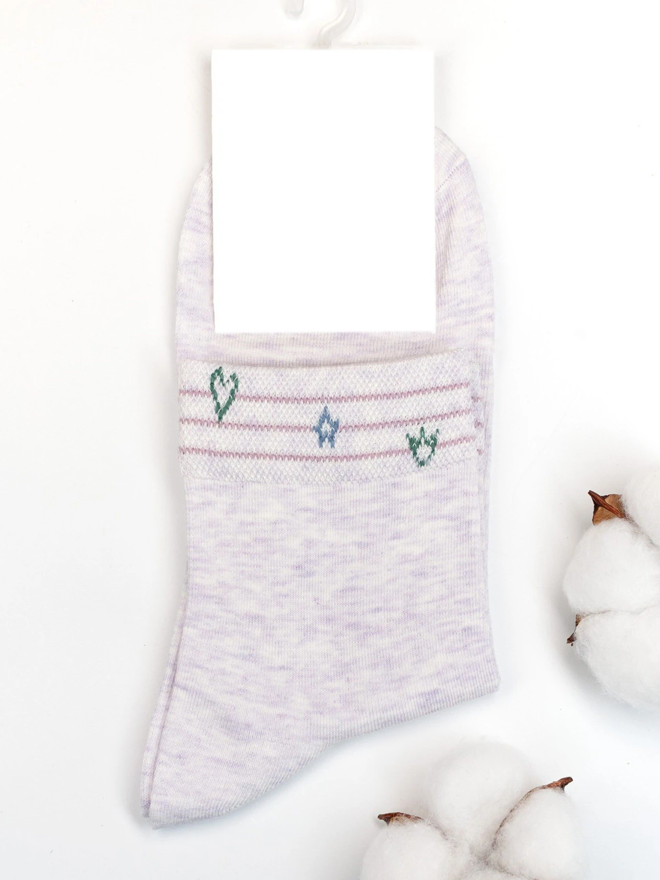 Носки и гольфы ISSA Plus модель NS-336_lilac Фото