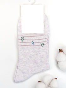 Носки и гольфы ISSA Plus модель NS-336_lilac Фото