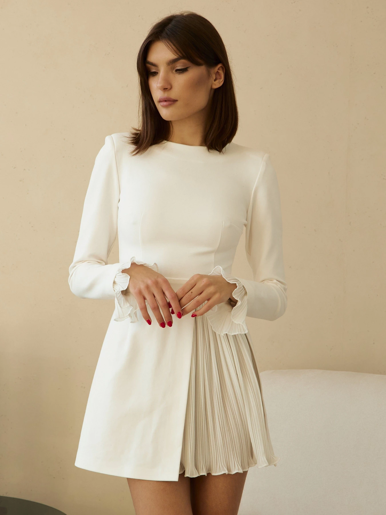 Платья Anais Gose Margo модель dress.mini.margo.white.002 Фото