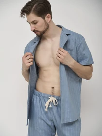 Одежда для дома и сна HANDY WEAR Linen Strip Short модель 0262 Фото