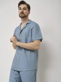 Одежда для дома и сна HANDY WEAR Linen Strip Short модель 0262 Фото
