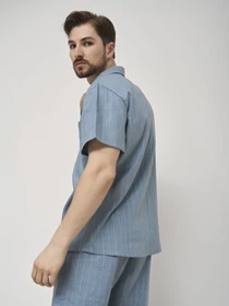 Одежда для дома и сна HANDY WEAR Linen Strip Short модель 0262 Фото