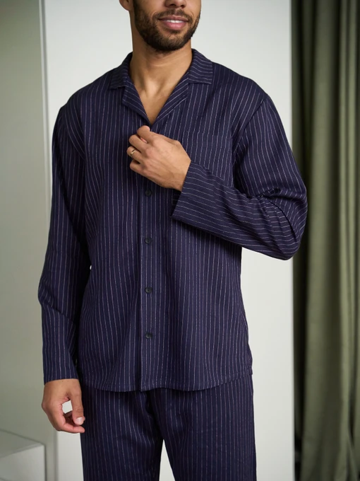 Чоловіча Піжама HANDY WEAR Linen Strip фото 3