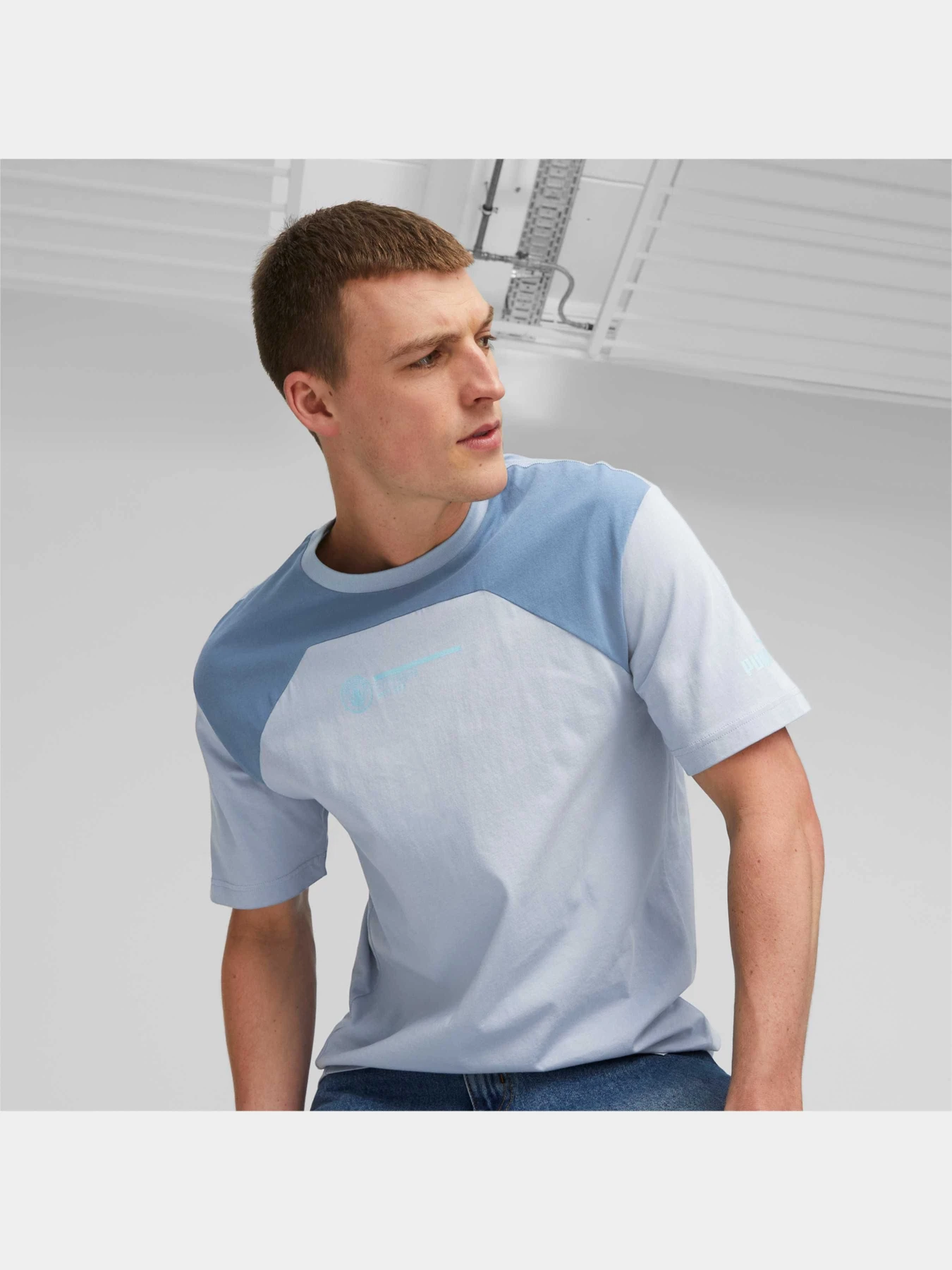 Футболки и поло PUMA Mcfc Ftblculture Tee модель 772963 Футболки и поло PUMA Mcfc Ftblculture Tee модель 772963 Фото