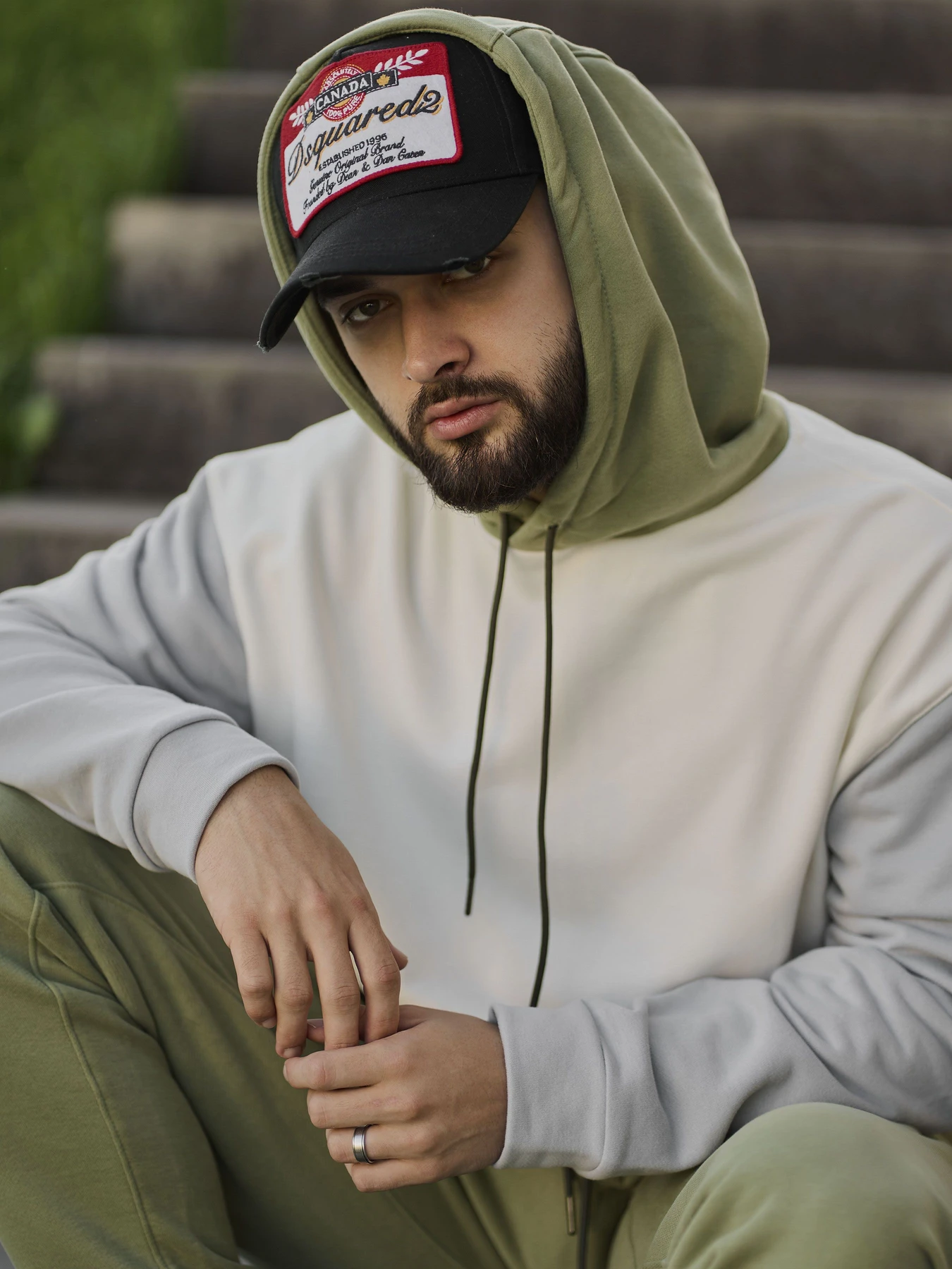 Худи и свитшоты HANDY WEAR Color Block модель 1231 Фото