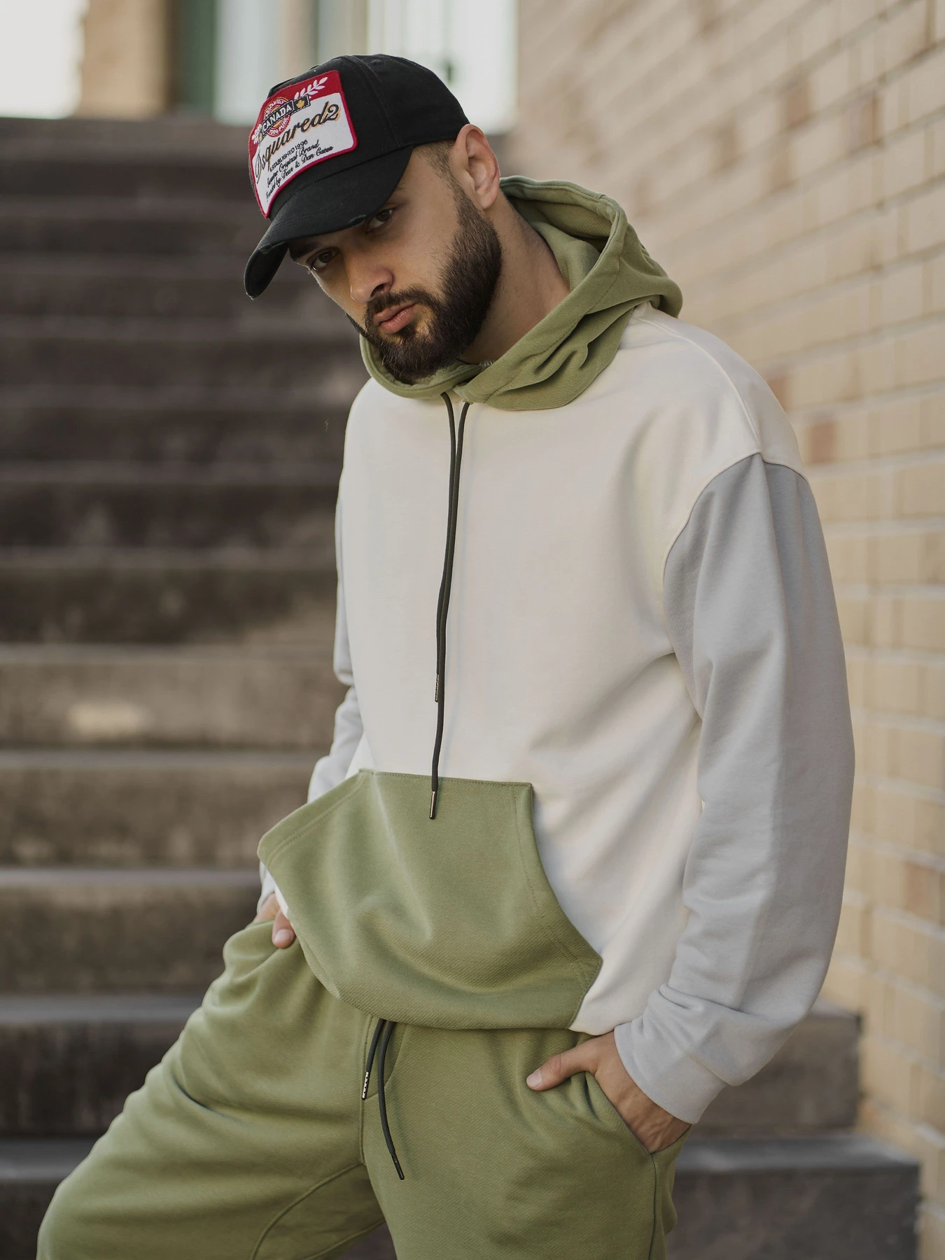 Худи и свитшоты HANDY WEAR Color Block модель 1231 Фото