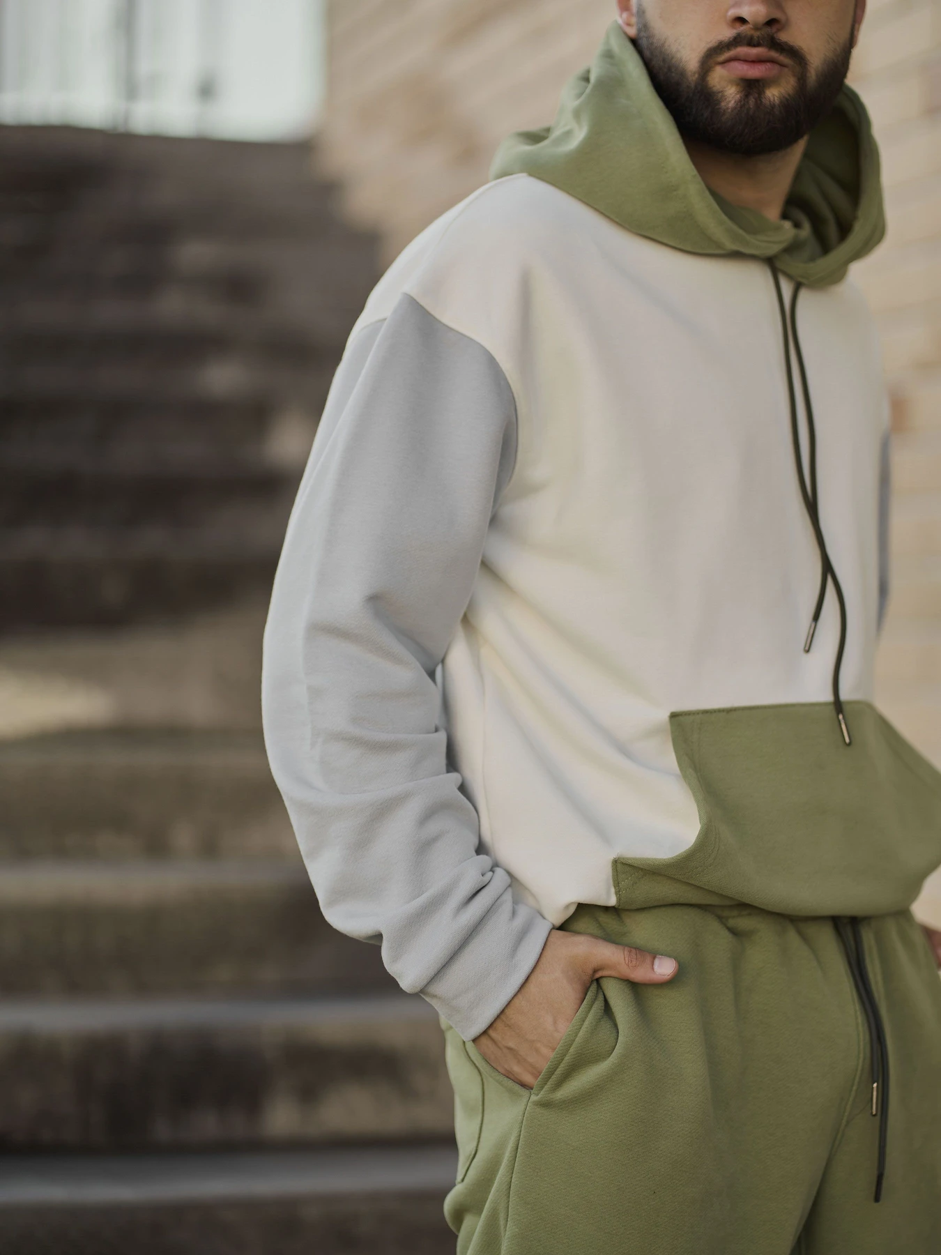 Худи и свитшоты HANDY WEAR Color Block модель 1231 Фото