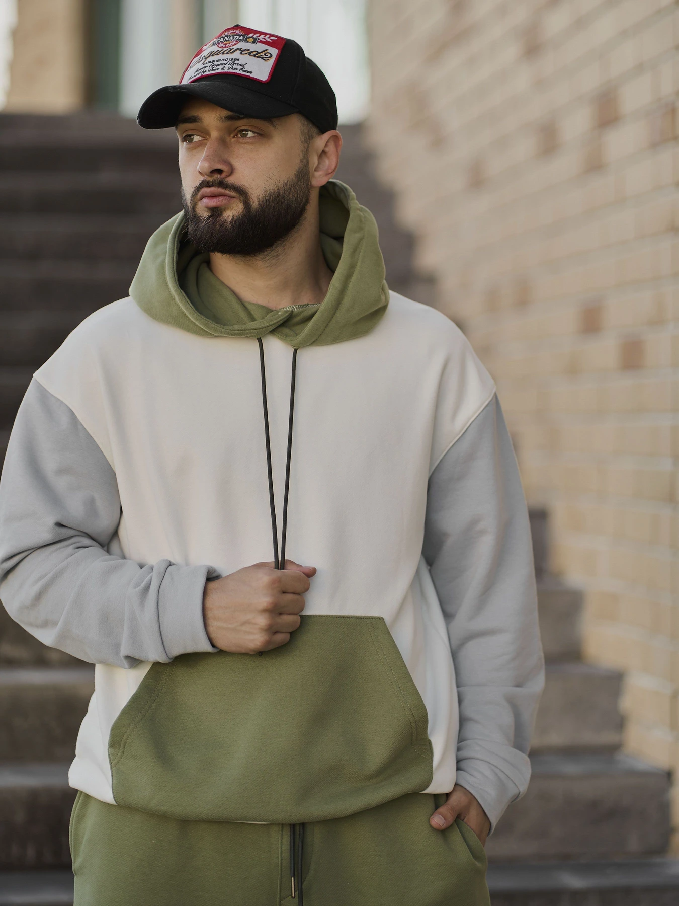 Худи и свитшоты HANDY WEAR Color Block модель 1231 Фото