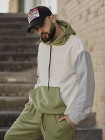 Худи и свитшоты HANDY WEAR Color Block модель 1231 Фото