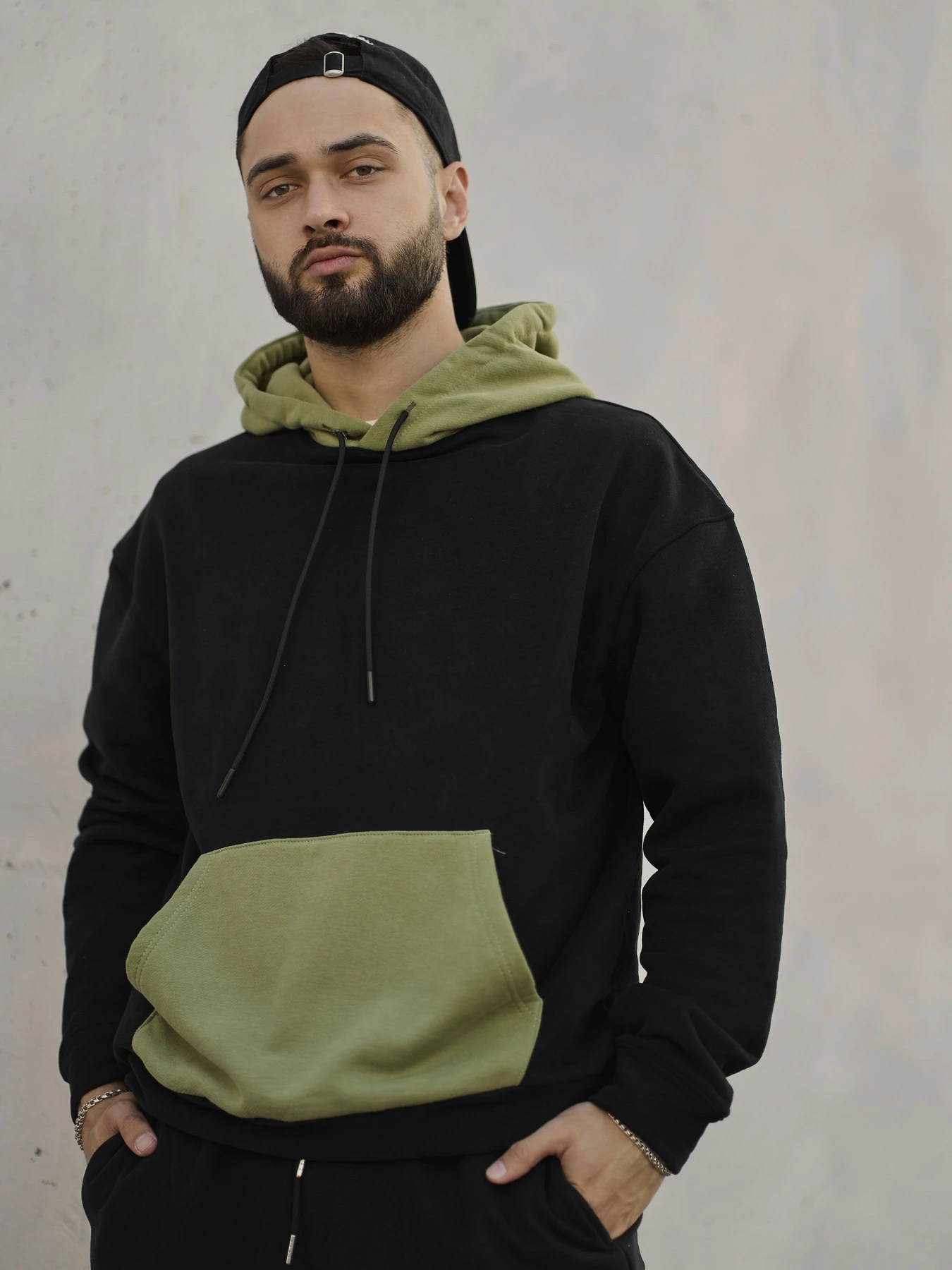 Худи и свитшоты HANDY WEAR Color Block модель 1233 Фото