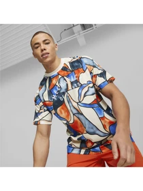 Футболки і поло PUMA Track Meet Aop Active Tee модель 538021 Фото