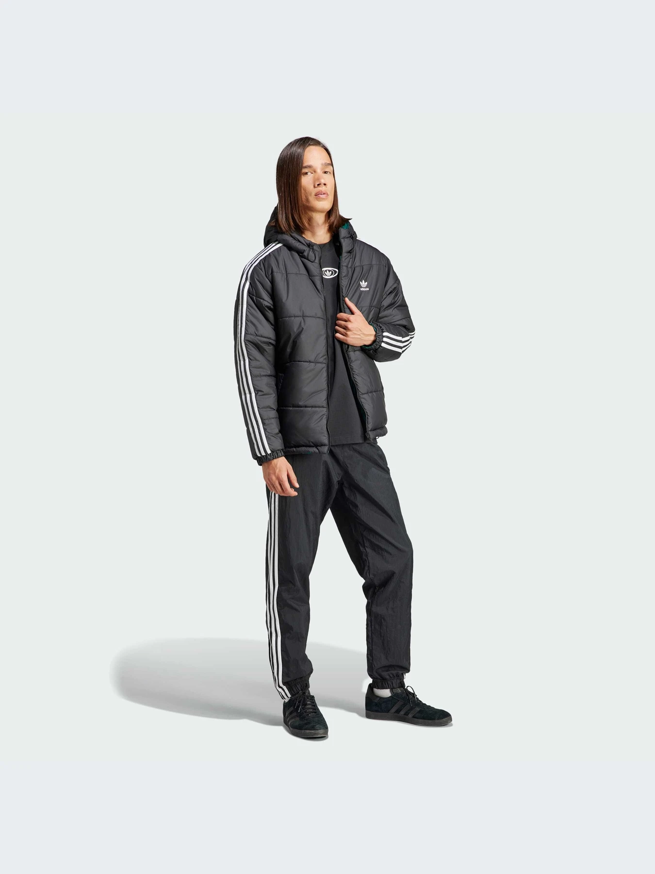 Куртки и дубленки Adidas Adicolor модель HZ0690 Куртки и дубленки Adidas Adicolor модель HZ0690 Фото