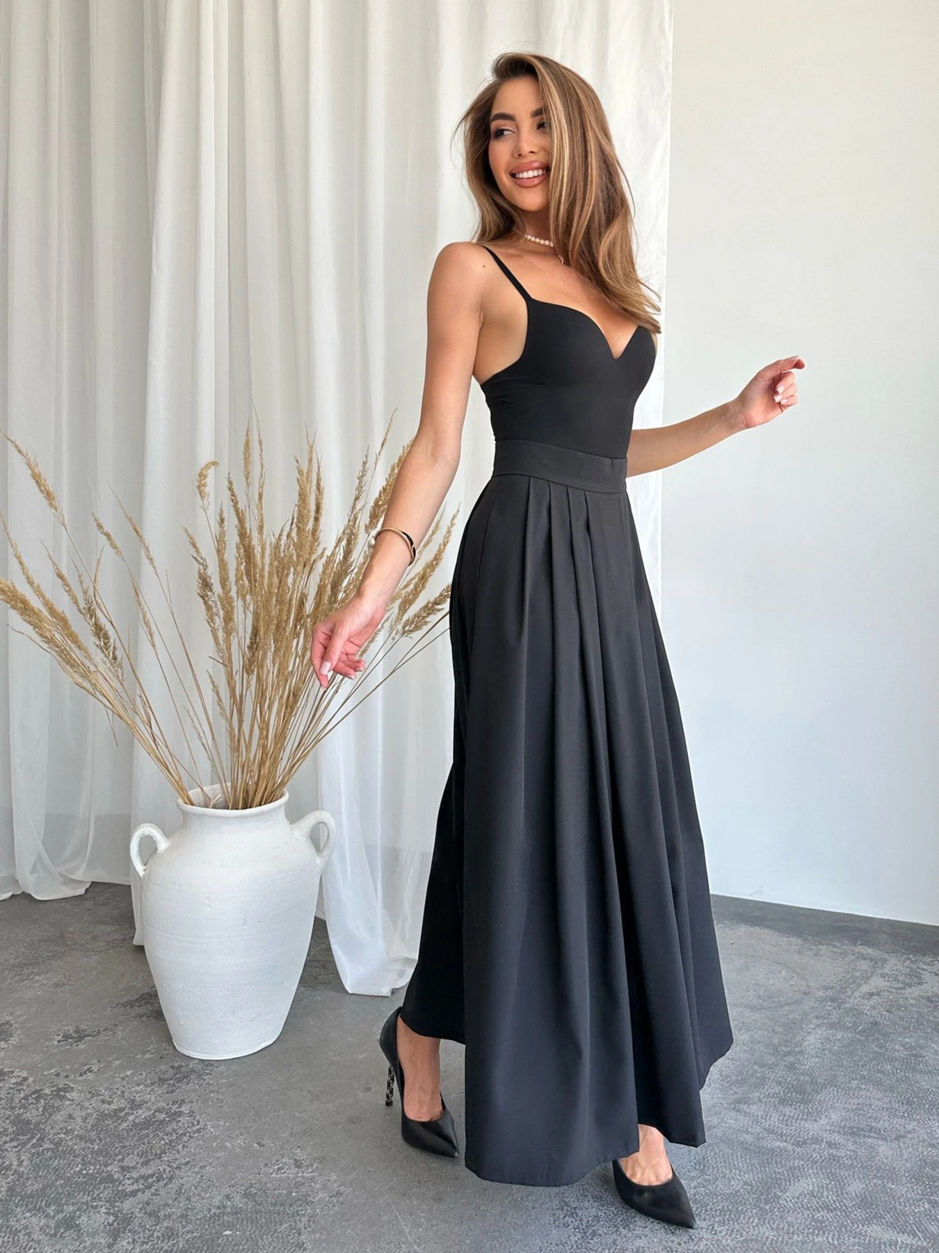 Юбки ISSA Plus модель 12572_black Фото