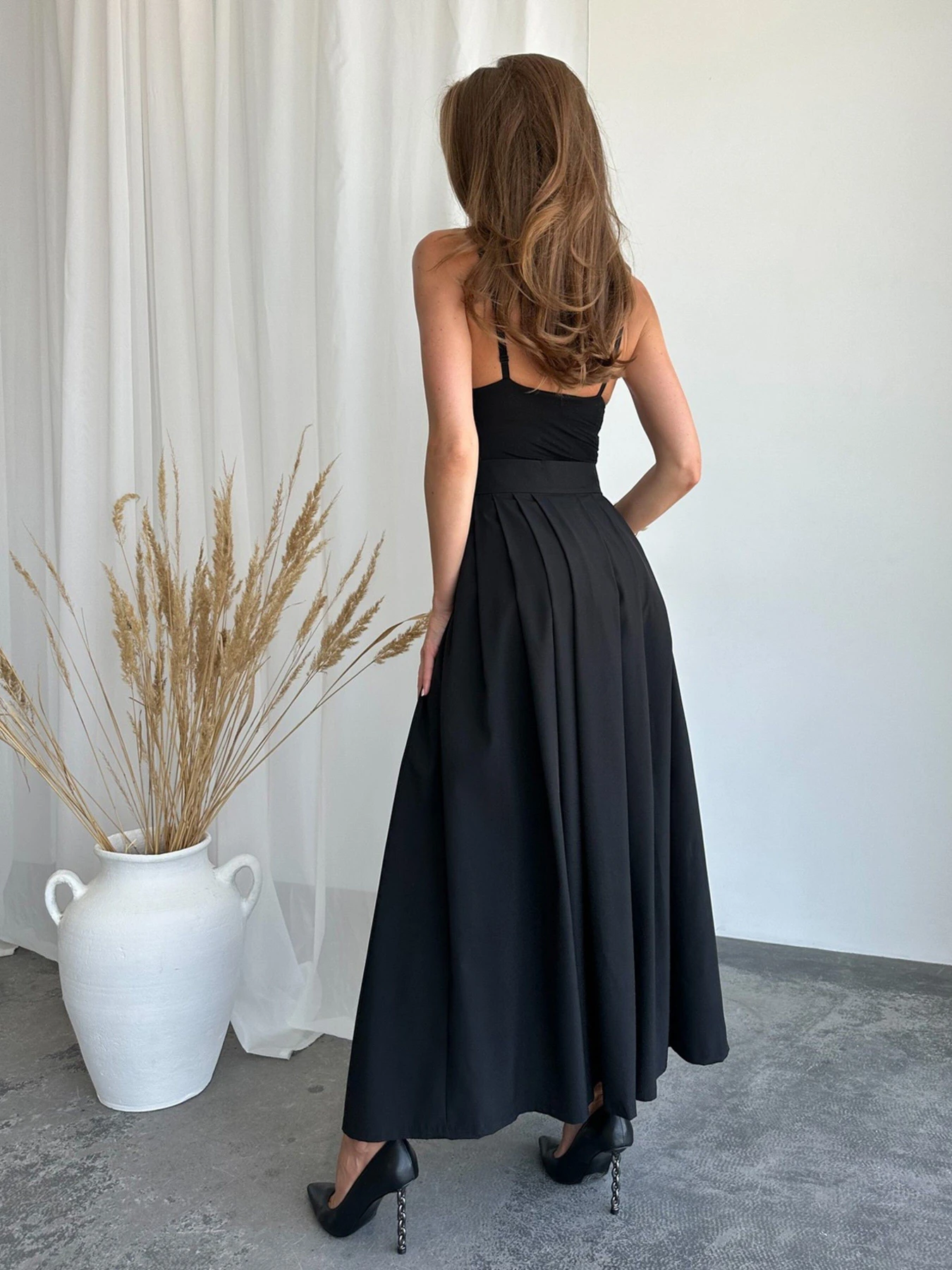 Юбки ISSA Plus модель 12572_black Фото