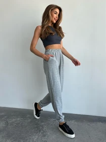 Брюки ISSA Plus модель 13694_lightgray Фото